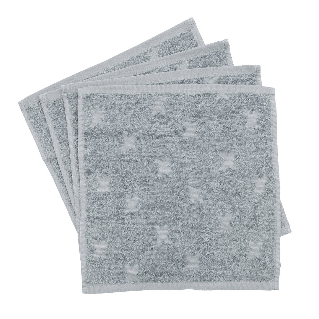 müsli Waschlappen 4er Pack Bathrobes & Towels Jasmin blue 015430501