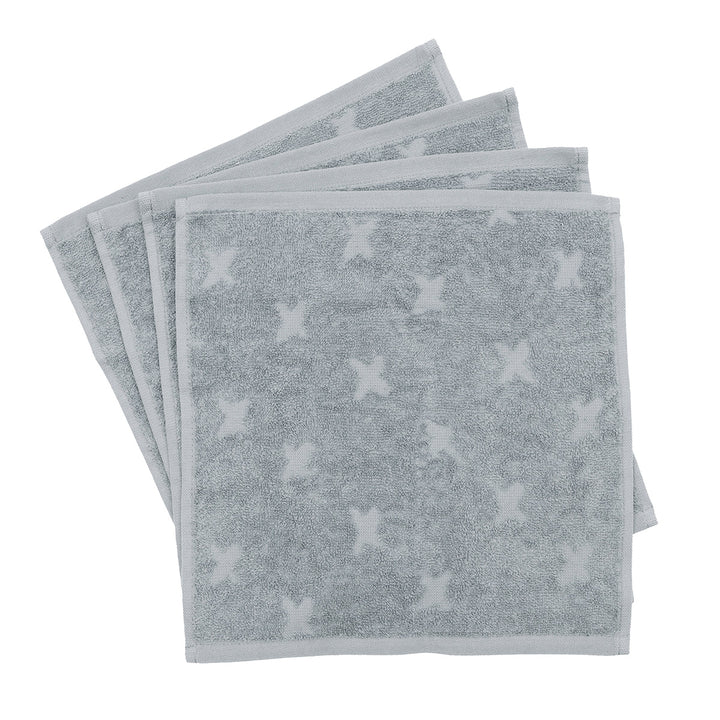 müsli Waschlappen 4er Pack Bathrobes & Towels Jasmin blue 015430501
